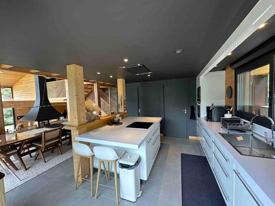 Chalet D'Architecte Avec Vue Panoramique Allos Eksteriør billede
