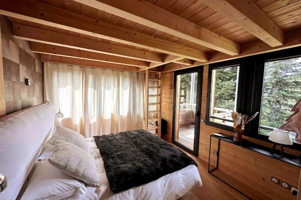 Chalet D'Architecte Avec Vue Panoramique Allos Eksteriør billede