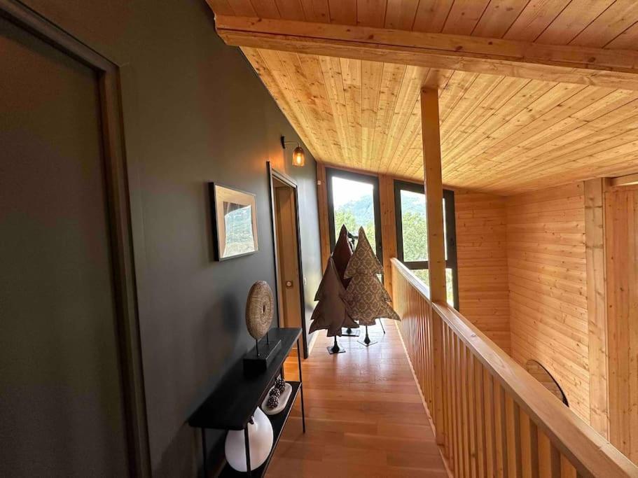 Chalet D'Architecte Avec Vue Panoramique Allos Eksteriør billede