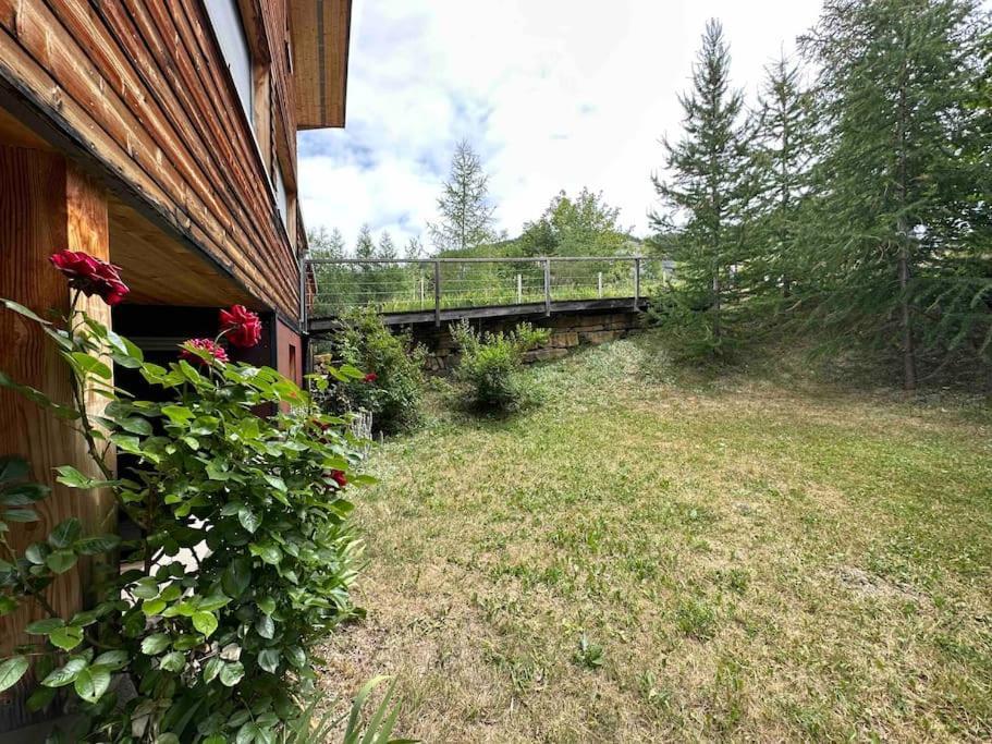 Chalet D'Architecte Avec Vue Panoramique Allos Eksteriør billede