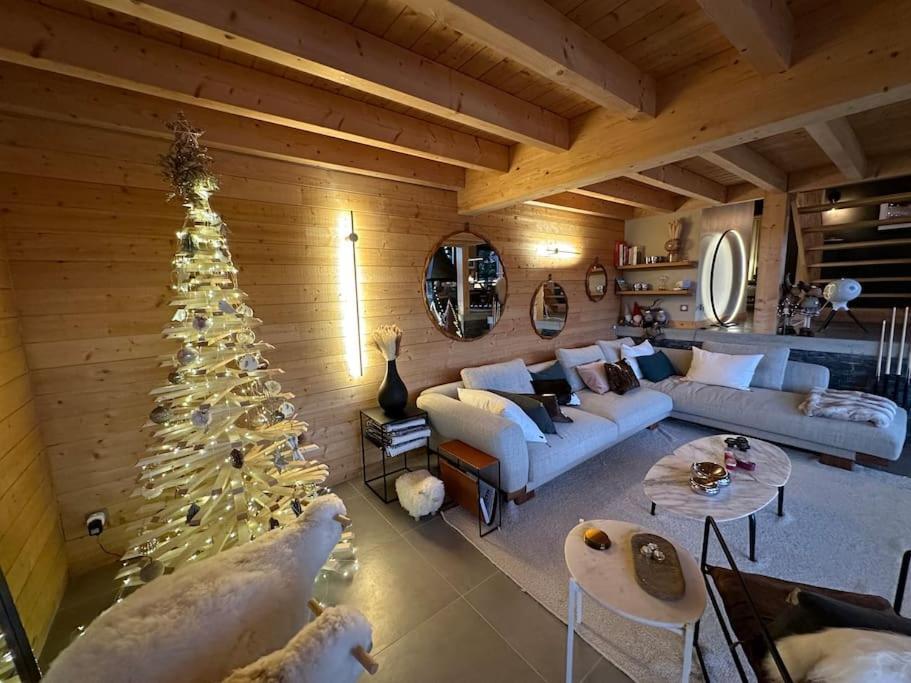 Chalet D'Architecte Avec Vue Panoramique Allos Eksteriør billede