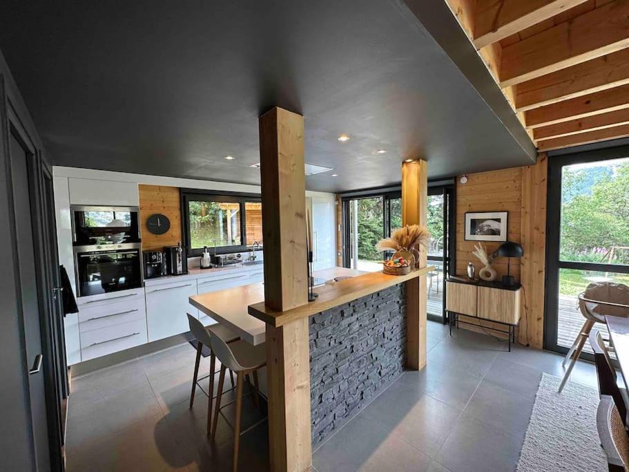 Chalet D'Architecte Avec Vue Panoramique Allos Eksteriør billede