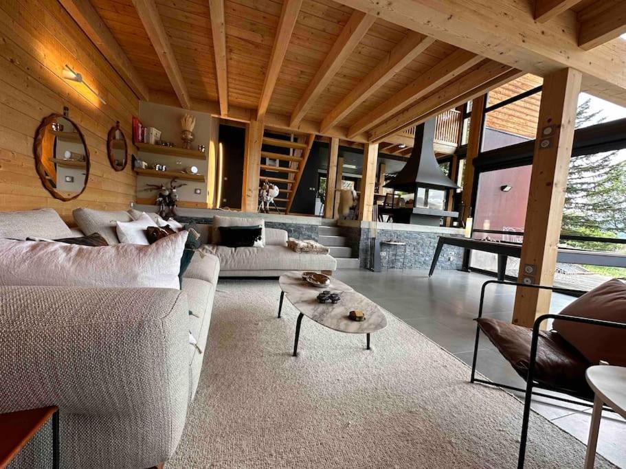 Chalet D'Architecte Avec Vue Panoramique Allos Eksteriør billede