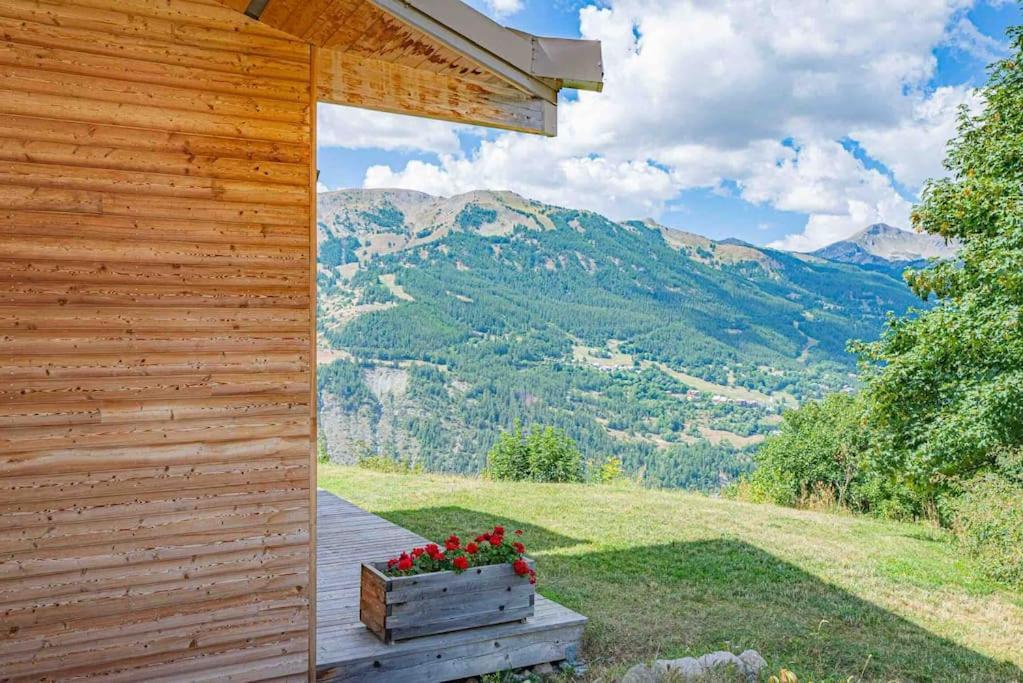 Chalet D'Architecte Avec Vue Panoramique Allos Eksteriør billede