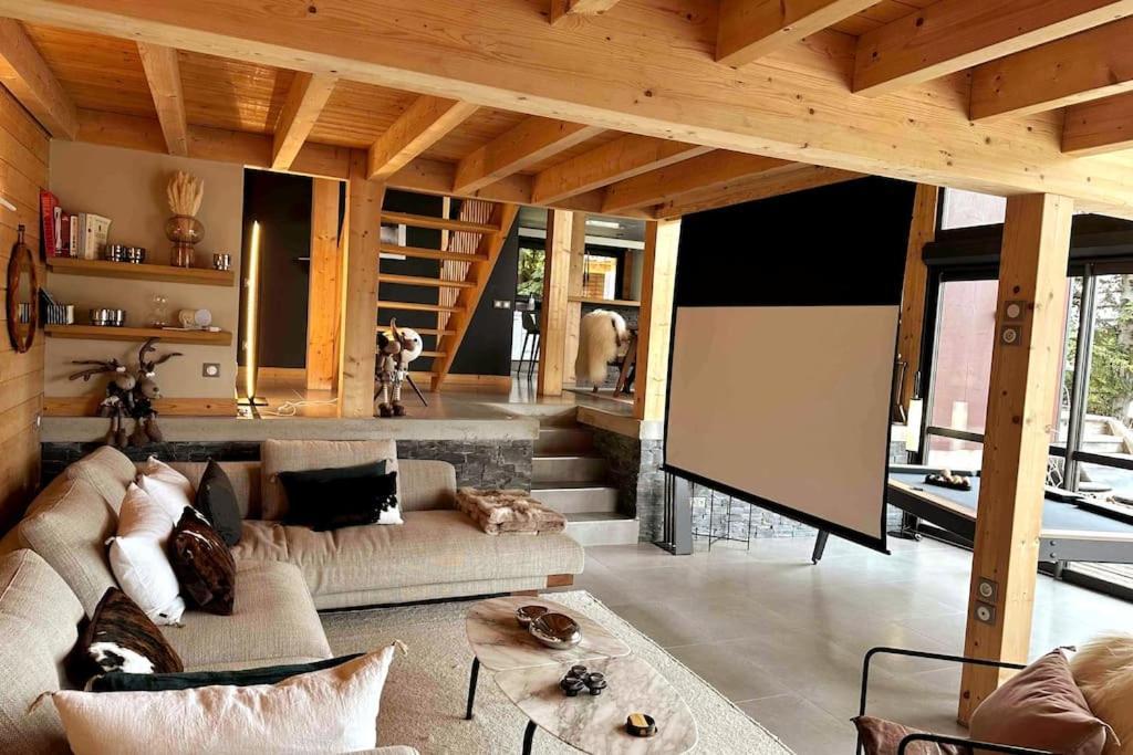 Chalet D'Architecte Avec Vue Panoramique Allos Eksteriør billede