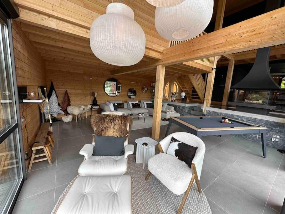 Chalet D'Architecte Avec Vue Panoramique Allos Eksteriør billede